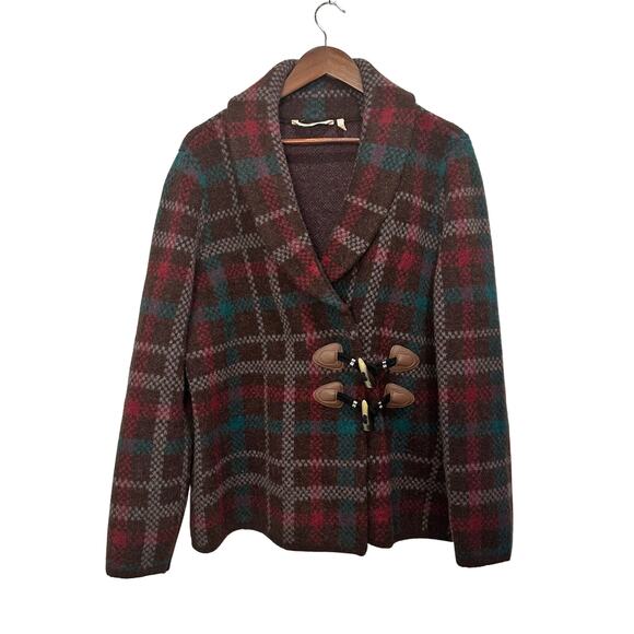 Soft Surroundings Jackets & Blazers - Soft Surroundings Aspen Plaid Wool Alpaca Blend Coat XL | Country Chic / Cottage